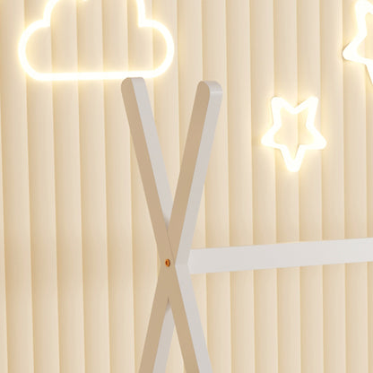 BED FOR KIDS MUNK HM681.03 t.MONTESSORI SOLID PINE WOOD IN WHITE FOR MATTRESS 190x90cm.