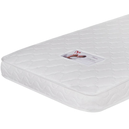 BED WITH RAILINGS MUNK HM21325 PINE WOOD IN NATURAL WOOD/WHITE COLOR--WITH MATTRESS 90x190cm