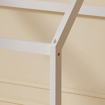 BED WITH MATTRESS PEPE HM21302.01 PINE WOOD IN WHITE COLOR--MATTRESS 90x190cm