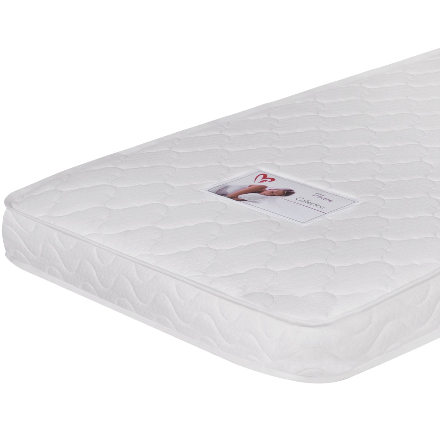 BED WITH MATTRESS MUNK HM21306.02 PINE WOOD IN GREY COLOR--MATTRESS 90x190cm
