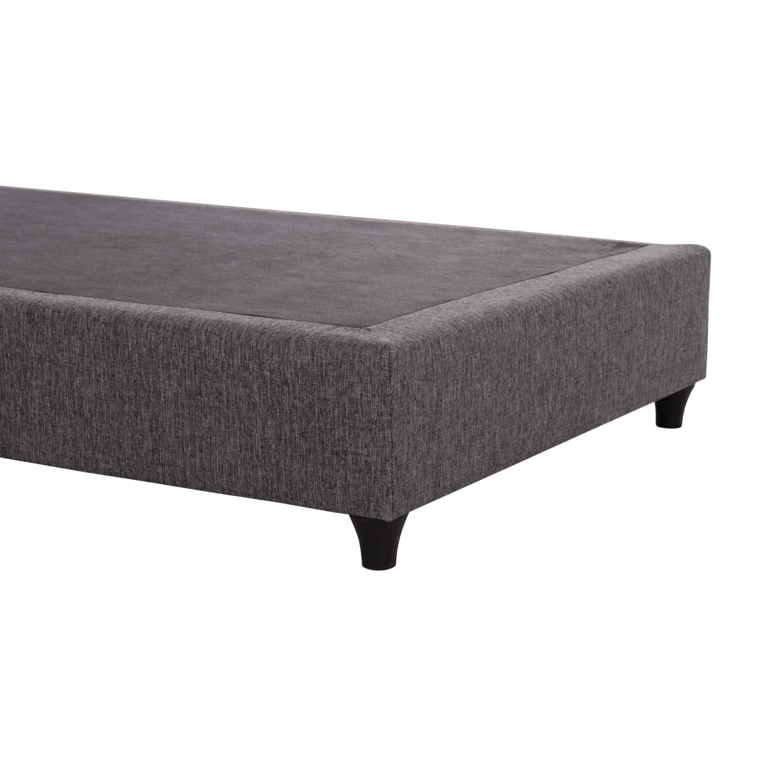 SUBSTRATE BED SIGGY HM722.10 NO STORAGE SPACE--GREY FABRIC--FOR MATTRESS 90x200cm.