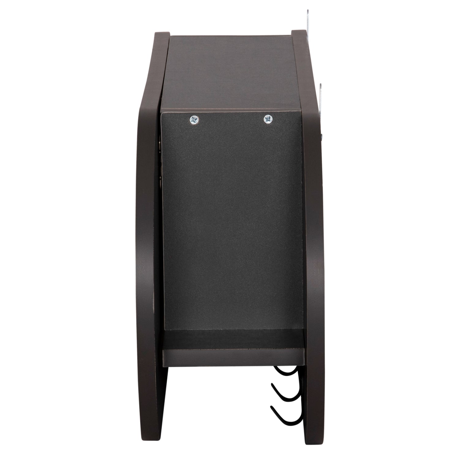 ENTRYWAY HANGER WITH CABINET SHELF STOR HM18078.03 MELAMINE IN DARK GREY 84x15.5x28.5Hcm.