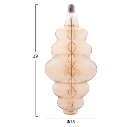 LIGHT BULB HM4056.02 LED FILAMENT 8W E27 3000K GOLD COLOR DIMMABLE