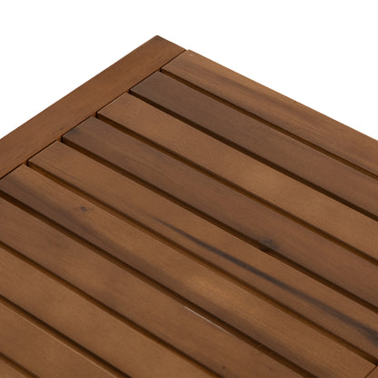 OUTDOOR LOUNGE SET 3PCS FORNEL HM10988 ACACIA WOOD IN NATURAL
