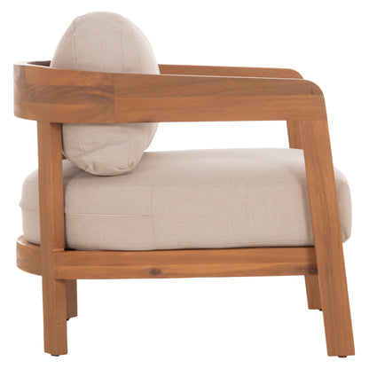 LOUNGE ΣΕΤ SOLARA HM10892 ΤΡΑΠΕΖΑΚΙ & 2 ΠΟΛΥΘΡΟΝΕΣ--ΞΥΛΟ ΑΚΑΚΙΑΣ--ΕΚΡΟΥ ΜΑΞΙΛΑΡΙΑ