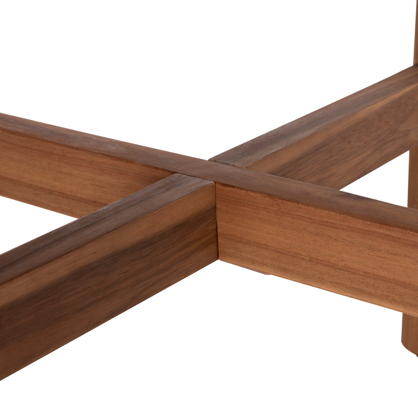 LOUNGE SET SANJI HM21214 COFFEE TABLE & 2 LOUNGE ARMCHAIRS--ACACIA WOOD-ALUMINUM FRAME-ROPE