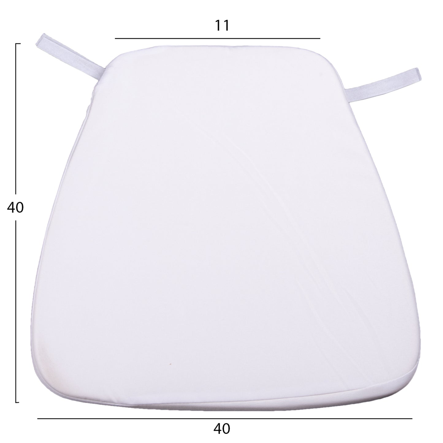 CUSHION TIFFANYS HM8058.41FC WITH WHITE WATER REPELLENT FABRIC 43.5x40x3(thickness)cm.κ.