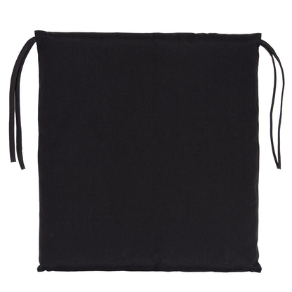 CUSHION FOR OUTDOOR CHAIRS/ARMCHAIRS HM4935--3cm FOAM--BLACK