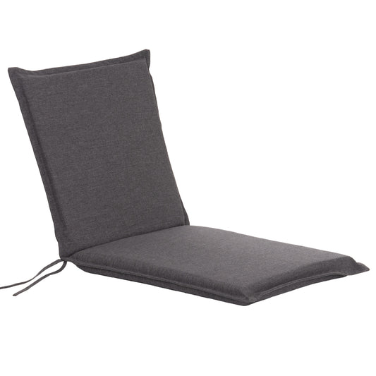 CUSHION SEAT/BACK VIND FOR CHAIRS HM10931.23P OLEFIN IN GREY 100x45x5(thickness) cm.