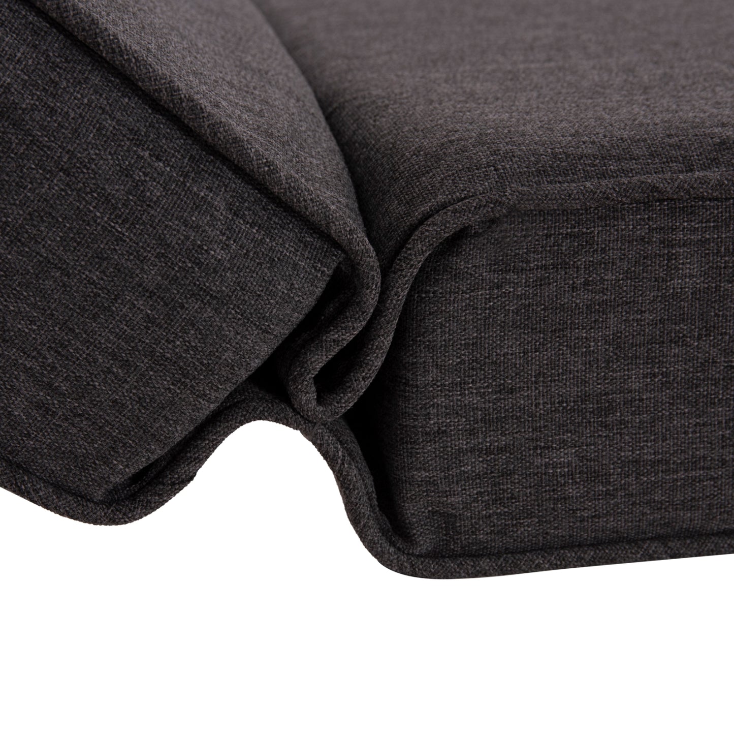 SUNLOUNGER CUSHION AKINO HM21095.02 OLEFIN IN DARK GREY WITH FOAM FILLING 190x70x10Hcm.