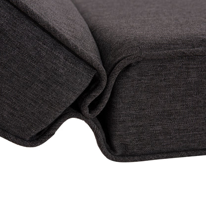 SUNLOUNGER CUSHION AKINO HM21095.02 OLEFIN IN DARK GREY WITH FOAM FILLING 190x70x10Hcm.