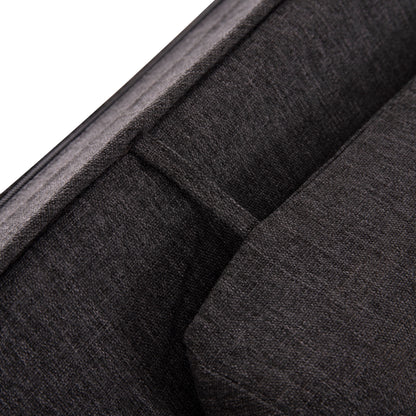 SUNLOUNGER CUSHION AKINO HM21095.02 OLEFIN IN DARK GREY WITH FOAM FILLING 190x70x10Hcm.
