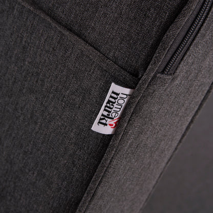 SUNLOUNGER CUSHION AKINO HM21095.02 OLEFIN IN DARK GREY WITH FOAM FILLING 190x70x10Hcm.