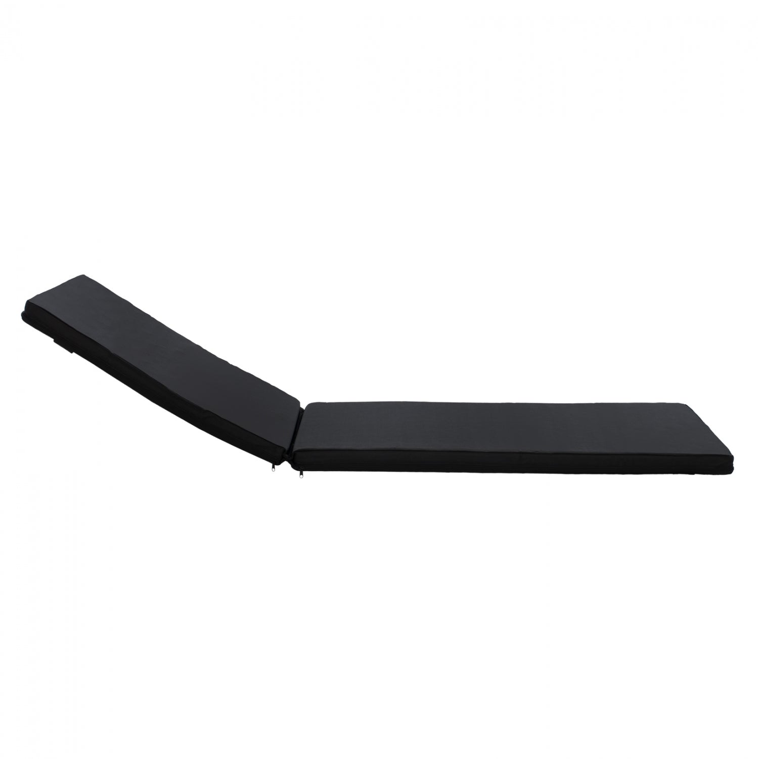 Sunbed Cushion Textline Sifnos Black HM11234.05T 196(117+1+78)x58x6cm