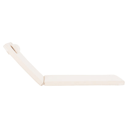 SUNBED CUSHION SIFNOS TEXTLINE BEIGE ΗΜ11234.61T 190(114-76)x58x6.5Ηcm.