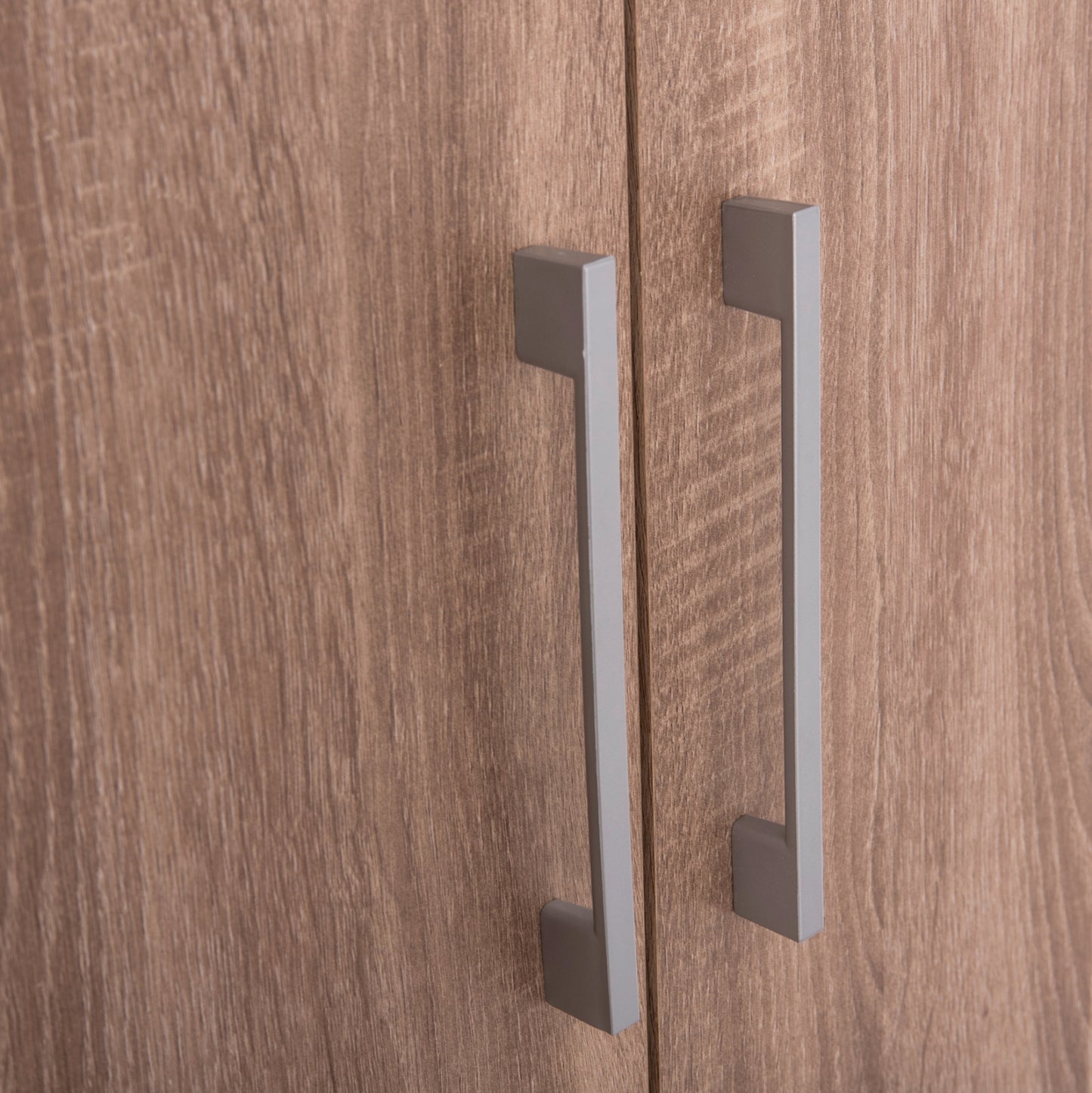 WARDROBE WITH DRAWERS REINA HM2484.11 MELAMINE IN SONAMA OAK 80x48x183Hcm.