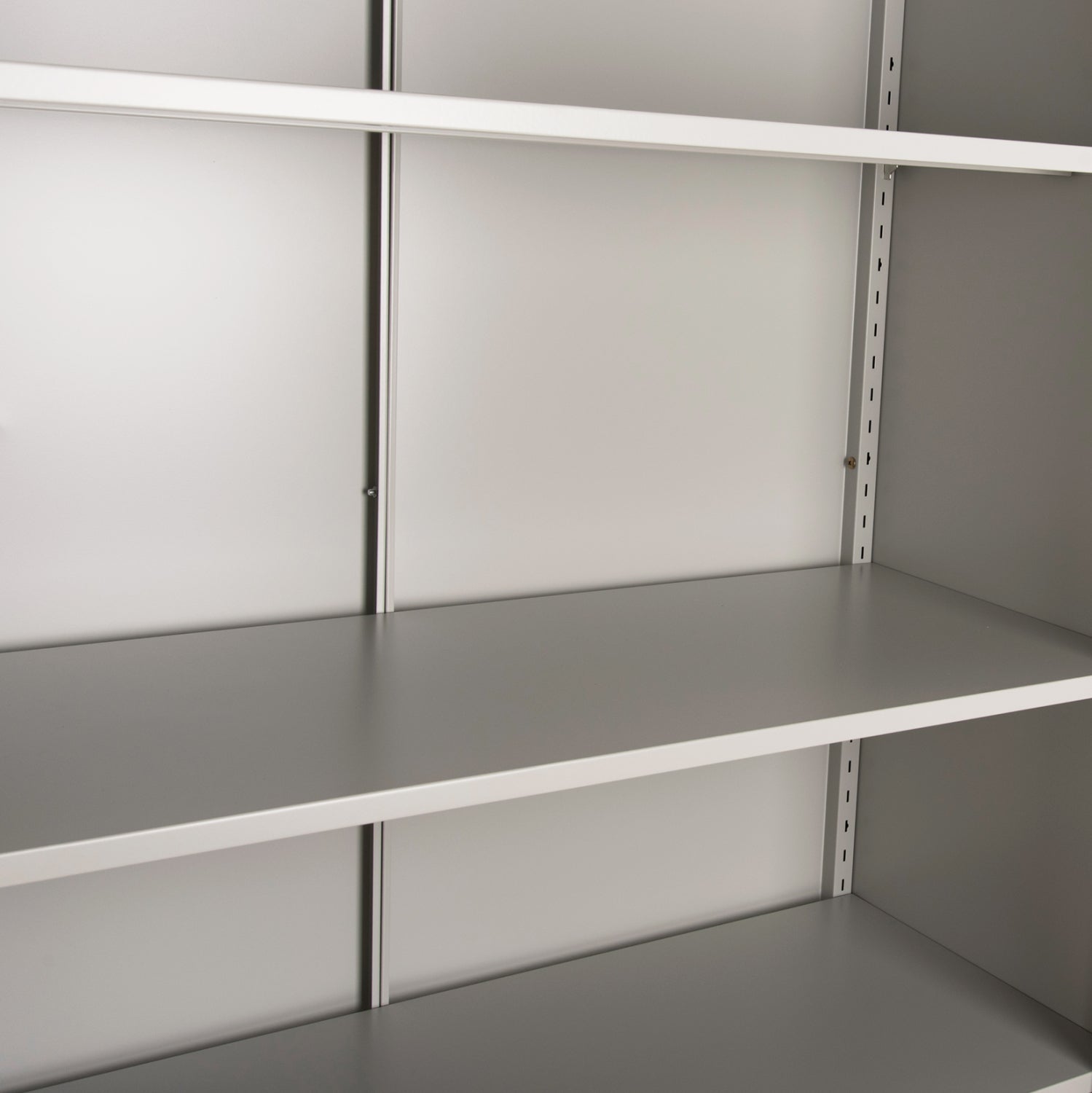 WARDROBE METALLIC DURON HM11979 2-LEAF WITH 5 STORAGE SPACES & LEGS-GREY 90Χ40Χ190Hcm.