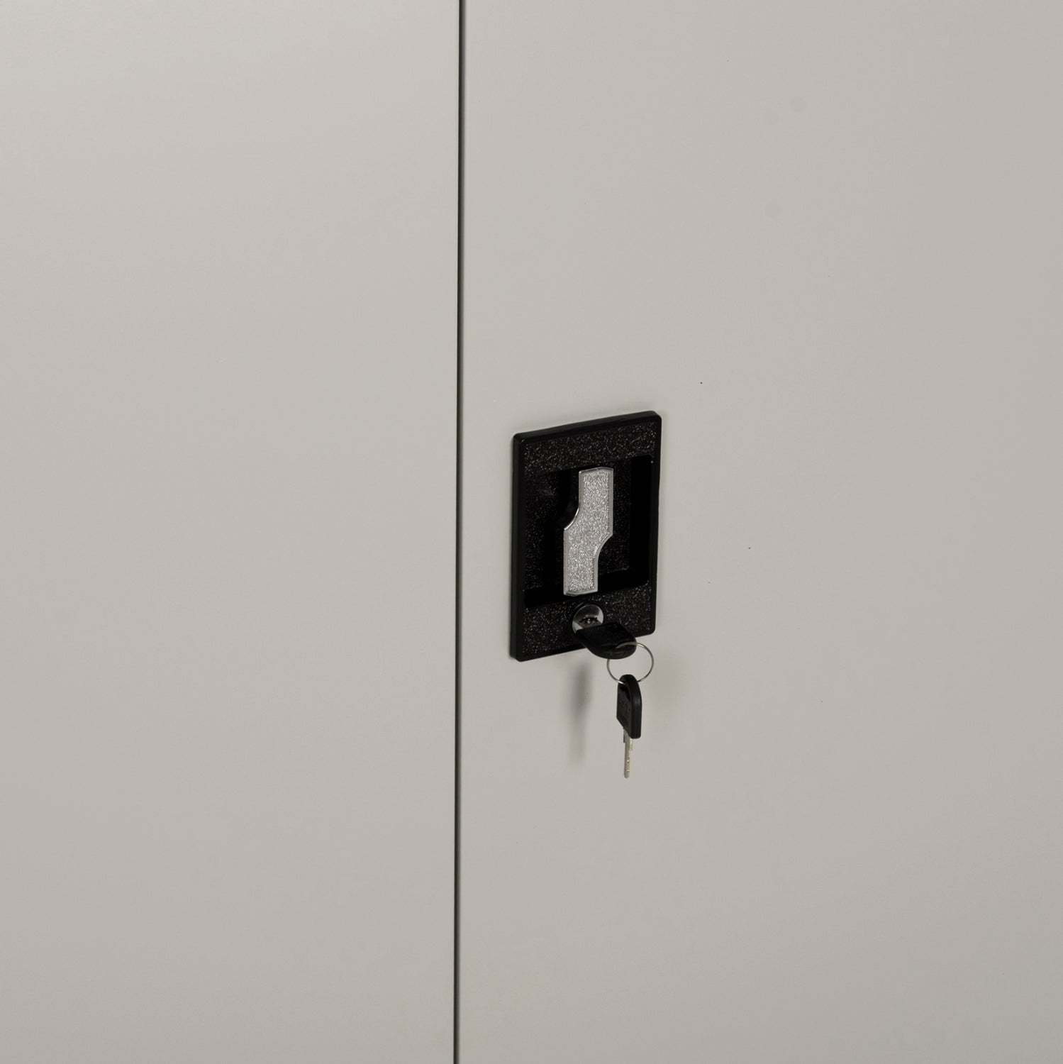CLOSET METALLIC DURON HM11999 2-LEAF WITH 2 STORAGE SPACES & LEGS-GREY 90Χ40Χ100Hcm.