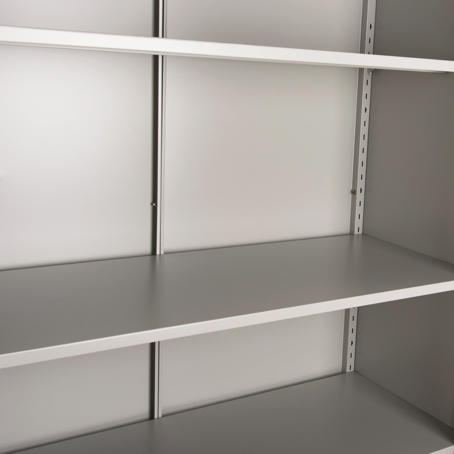 WARDROBE METALLIC DURON HM12001 2-LEAF WITH 5 STORAGE SPACES & LEGS-GREY 90Χ40Χ190Hcm.