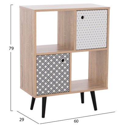 ΝΤΟΥΛΑΠΙ ΒΙΒΛΙΟΘΗΚΗ HM8761 HATTIE 60x29x79Υ εκ.