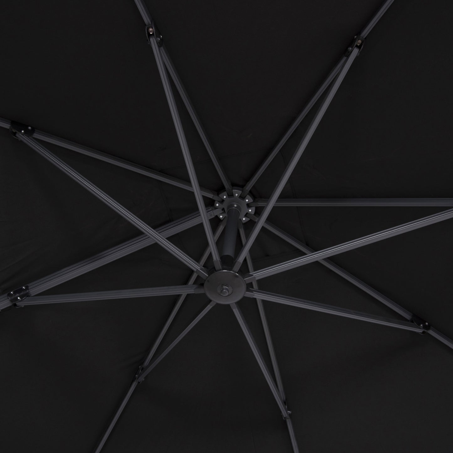 Hanging Umbrella SHADER HM6025.03 3x3 360 degree Acrylic Fabric
