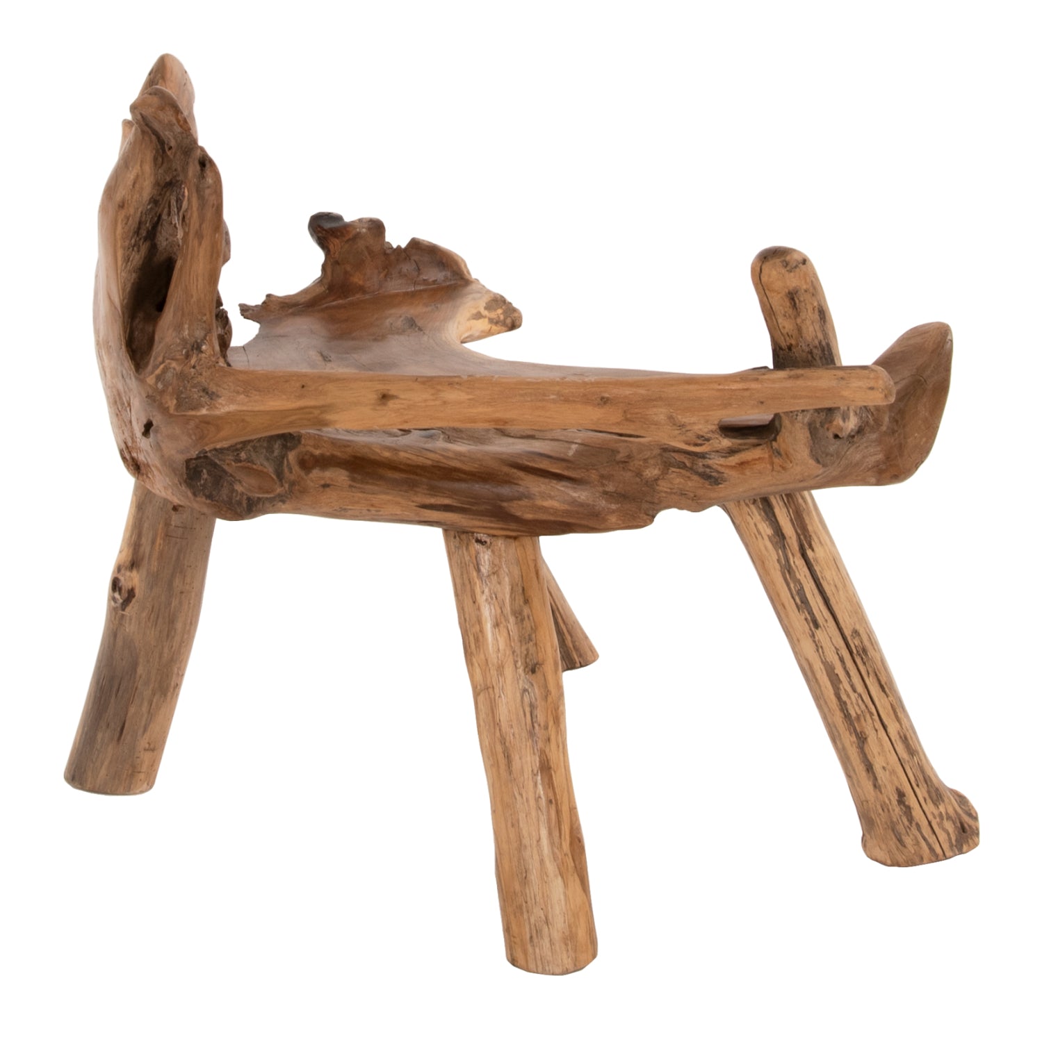 BENCH HM9348 SOLID TEAK NATURAL COLOR 120x88x80 cm.