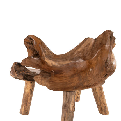 BENCH HM9348 SOLID TEAK NATURAL COLOR 120x88x80 cm.