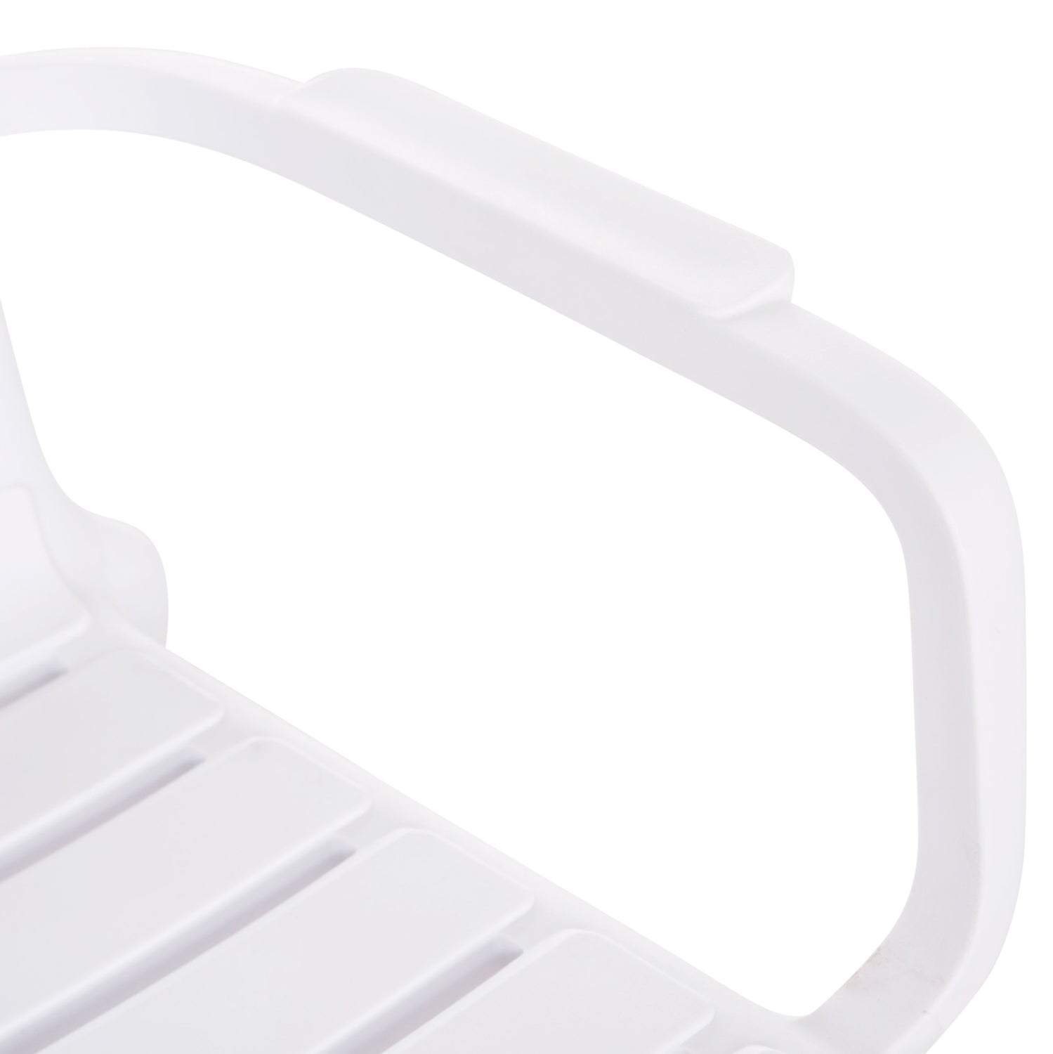 POLYPROPYLENE 2-SEATER BENCH KORVER HM6332.01 WHITE 113x65x76Hcm.