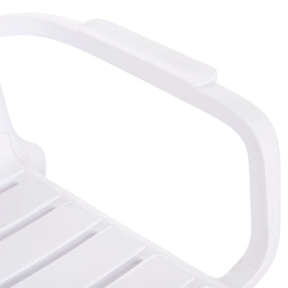 POLYPROPYLENE 2-SEATER BENCH KORVER HM6332.01 WHITE 113x65x76Hcm.