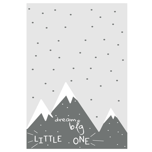 SERIES KIDDER HM7678.11 80Χ150cm, grey-beige carpet, mountain image, fringes