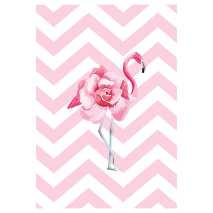SERIES KIDDER HM7678.12 80Χ150cm, pink flamingo carpet, fringes