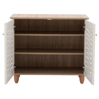 SHOE RACK HM2208.06 SONAMΑ-WHITE 77Χ34Χ67,5 cm.