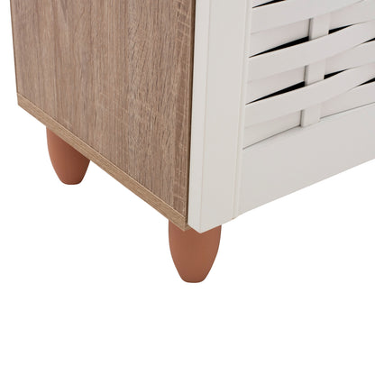 SHOE RACK HM2208.06 SONAMΑ-WHITE 77Χ34Χ67,5 cm.