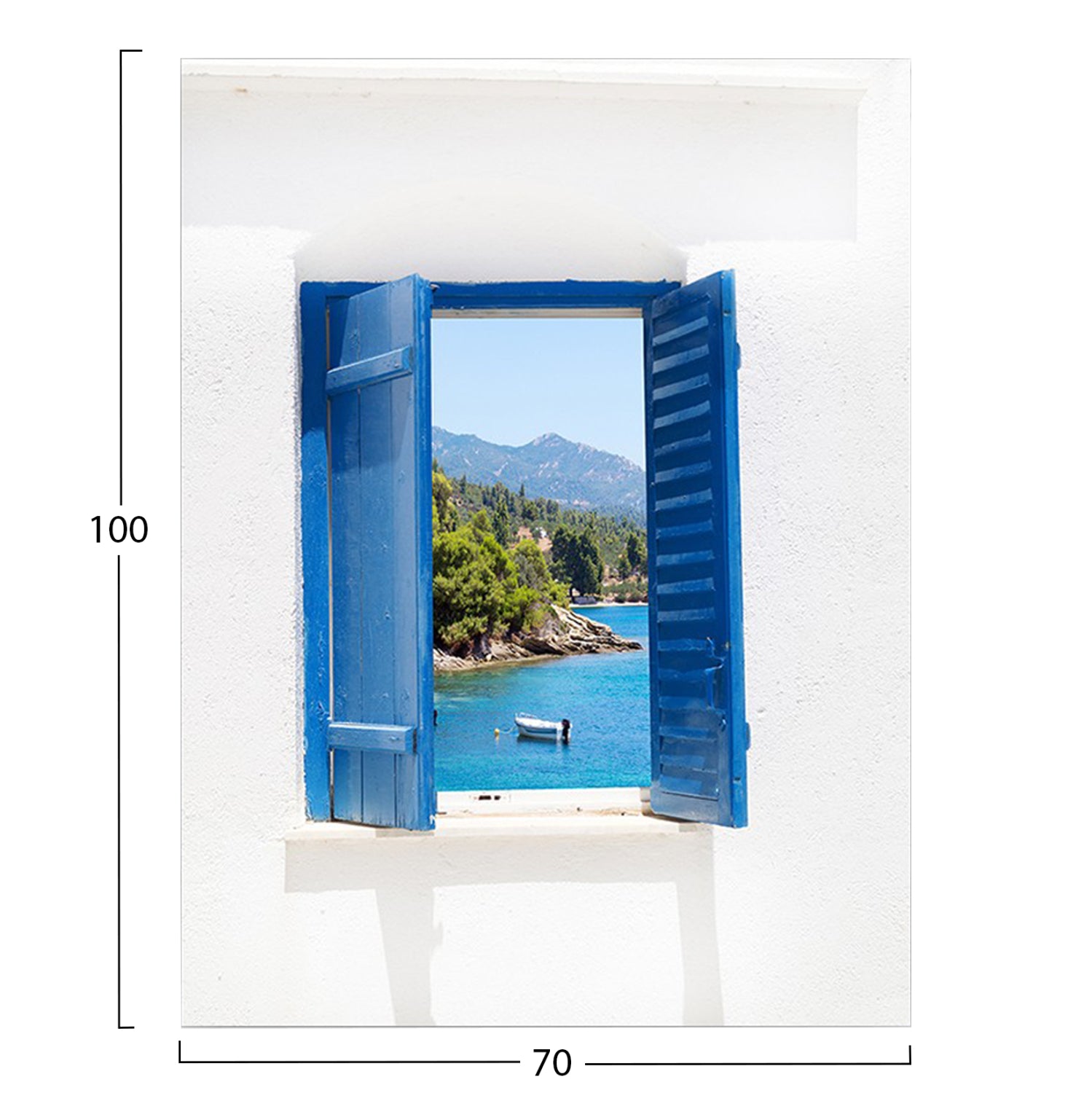 WALL PAINTING SERIES GOBI HM4770 PRINTED CANVAS 70x3(thickness)x100Hcm.