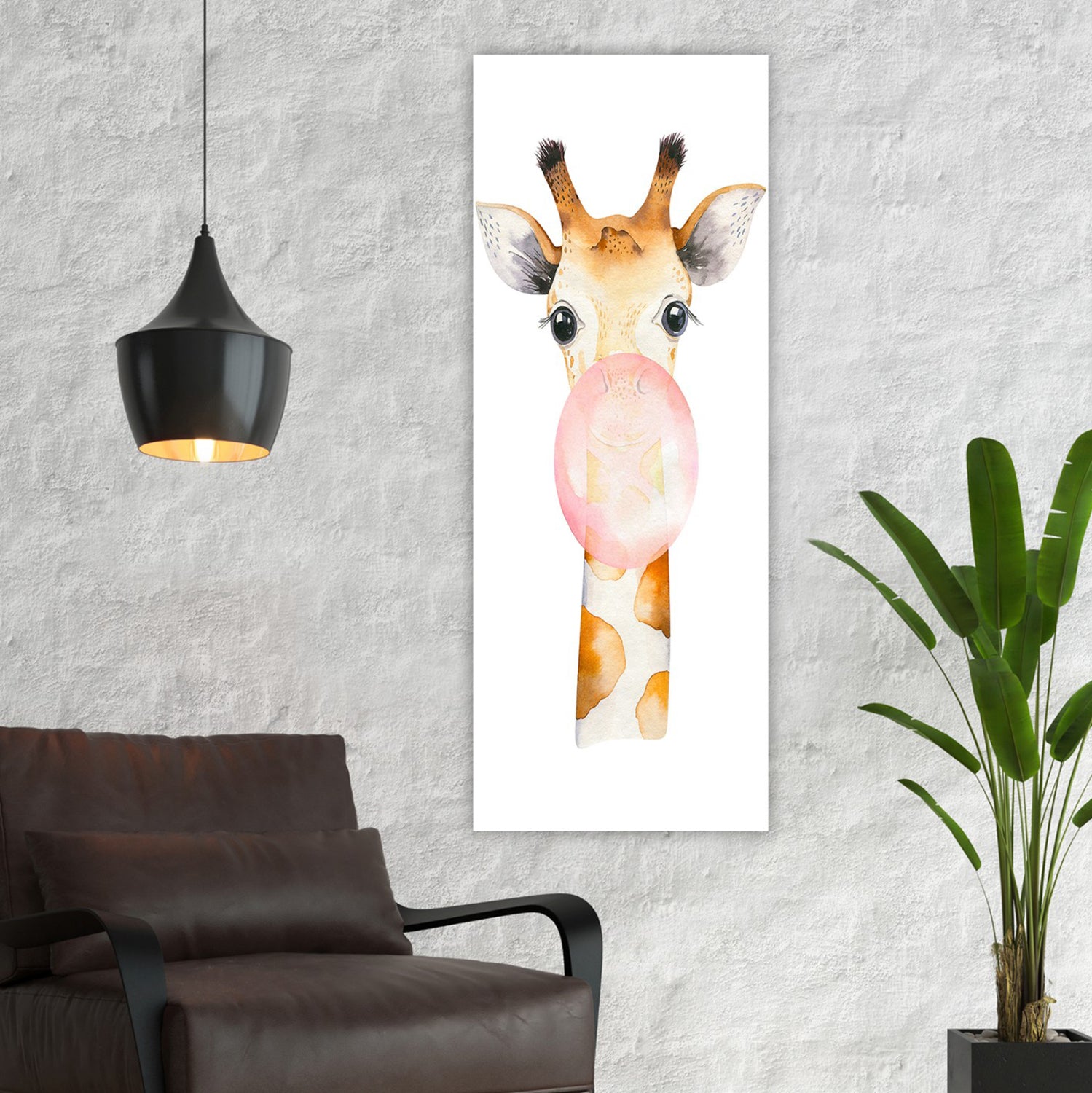 WALL PAINTING SERIES GOBI HM4800 PRINTED CANVAS 30x4(thickness)x80Hcm.