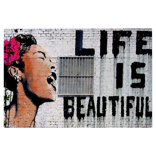 WALL PAINTING SERIES GOBI HM4830 PRINTED CANVAS 70x3(thickness)x50Hcm.