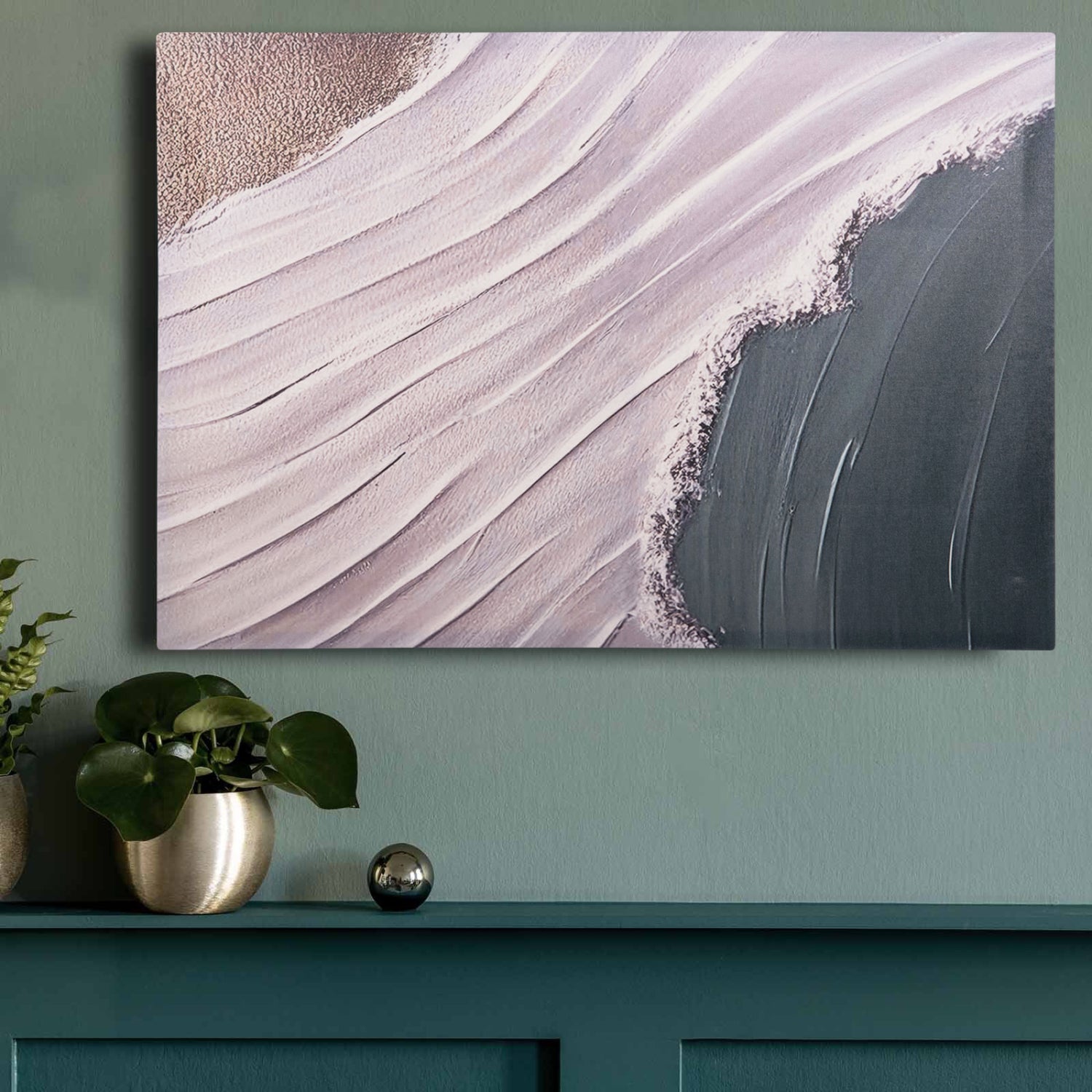 WALL PAINTING SERIES GOBI HM4856 PRINTED CANVAS 98x2,5(thickness)x68Hcm.