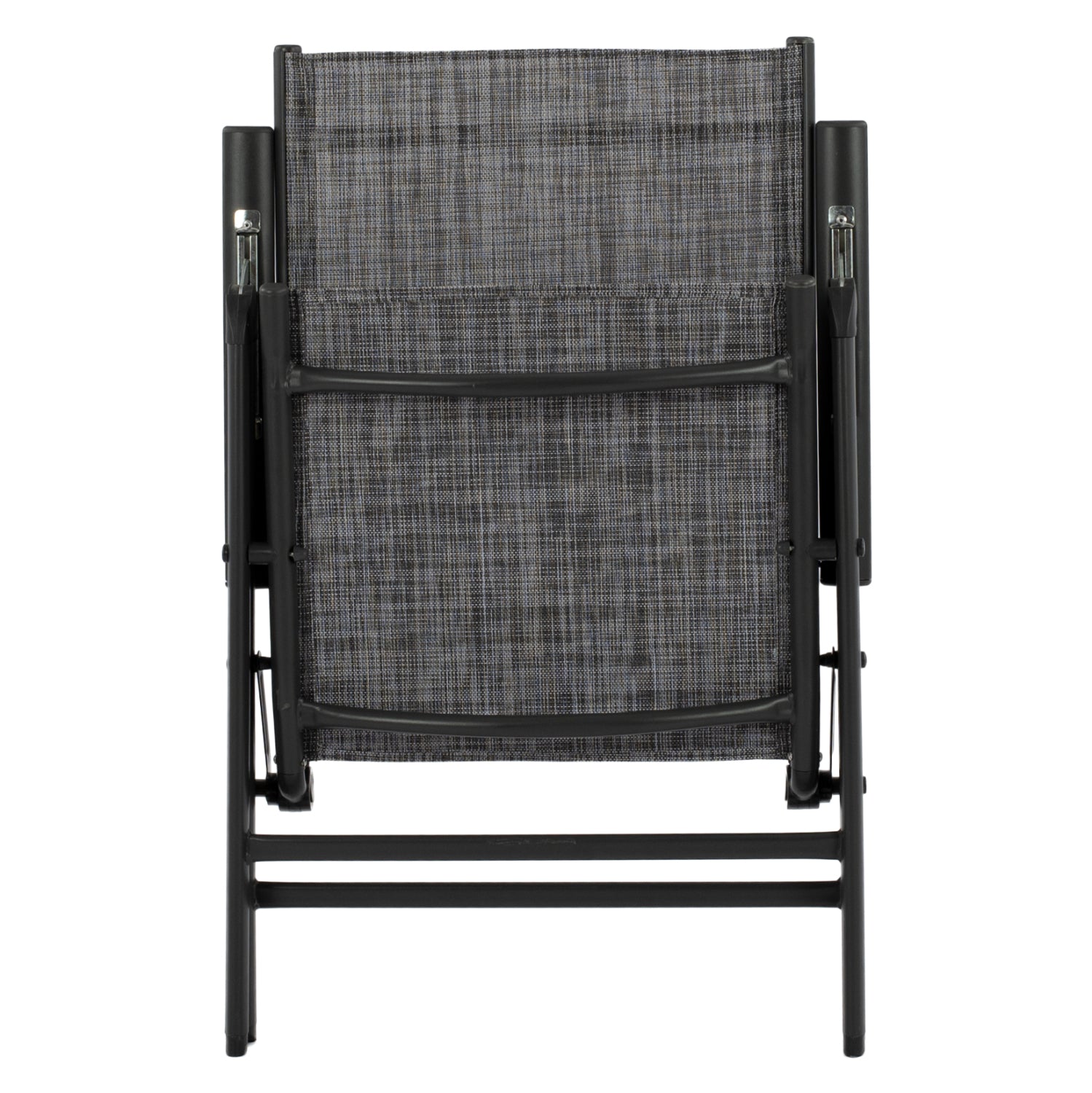 Folding Armchair 7seats Metallic Grey with Grey Textline HM5700.01 55x70x103 cm.