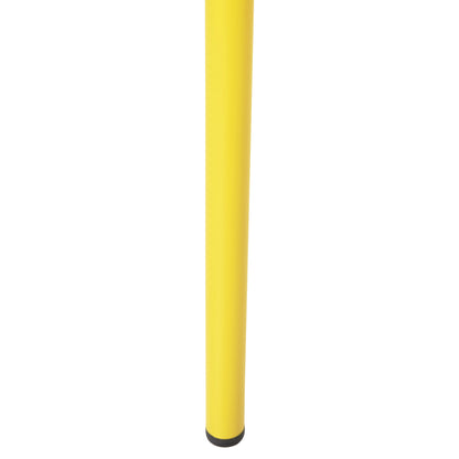 ALUMINUM ARMCHAIR RACHEL HM6088.06 YELLOW 63x58x85Hcm.