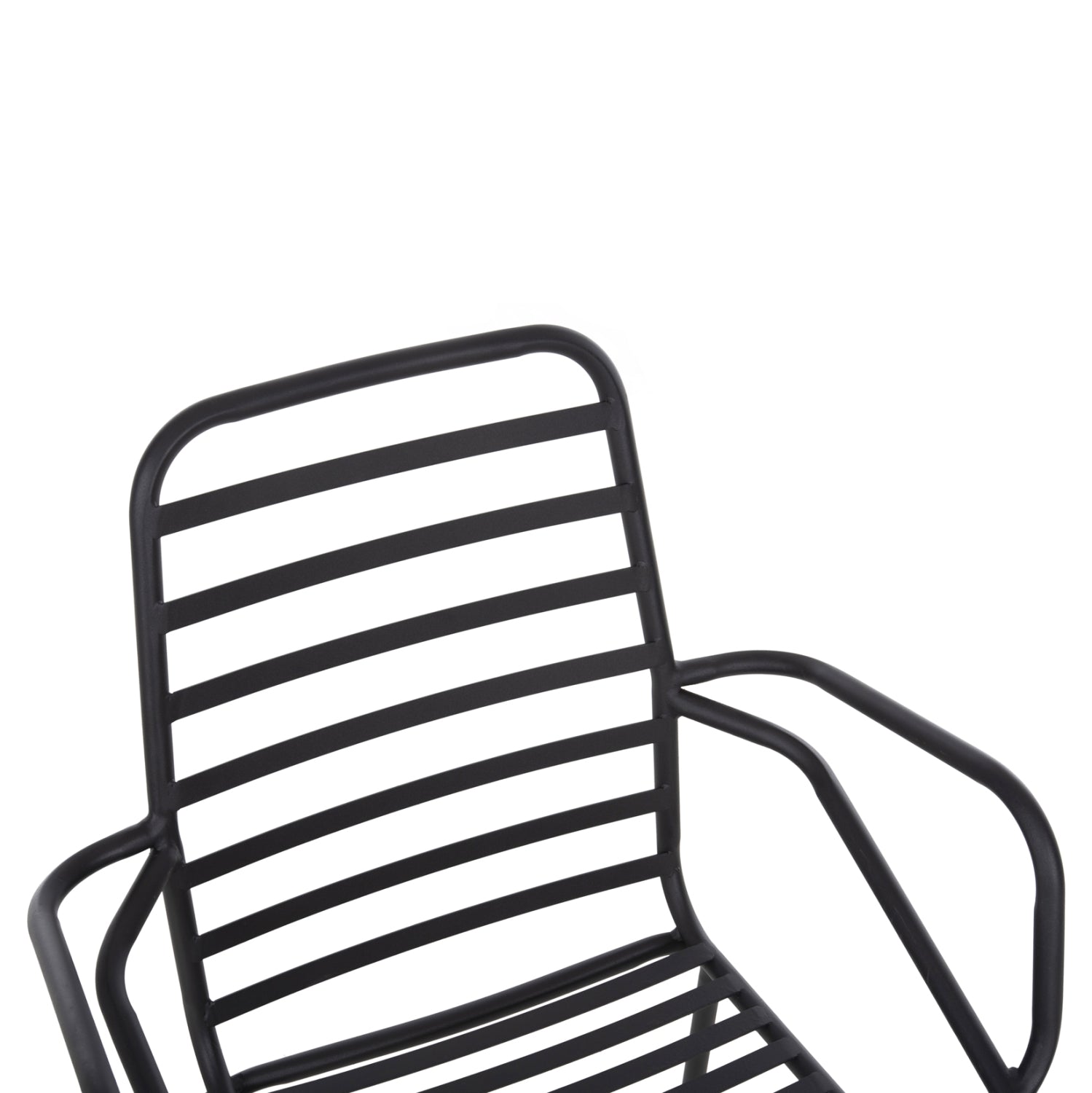 ARMCHAIR OUTDOOR FREE HM6045 METALLC BLACK 61x53x87Hcm.