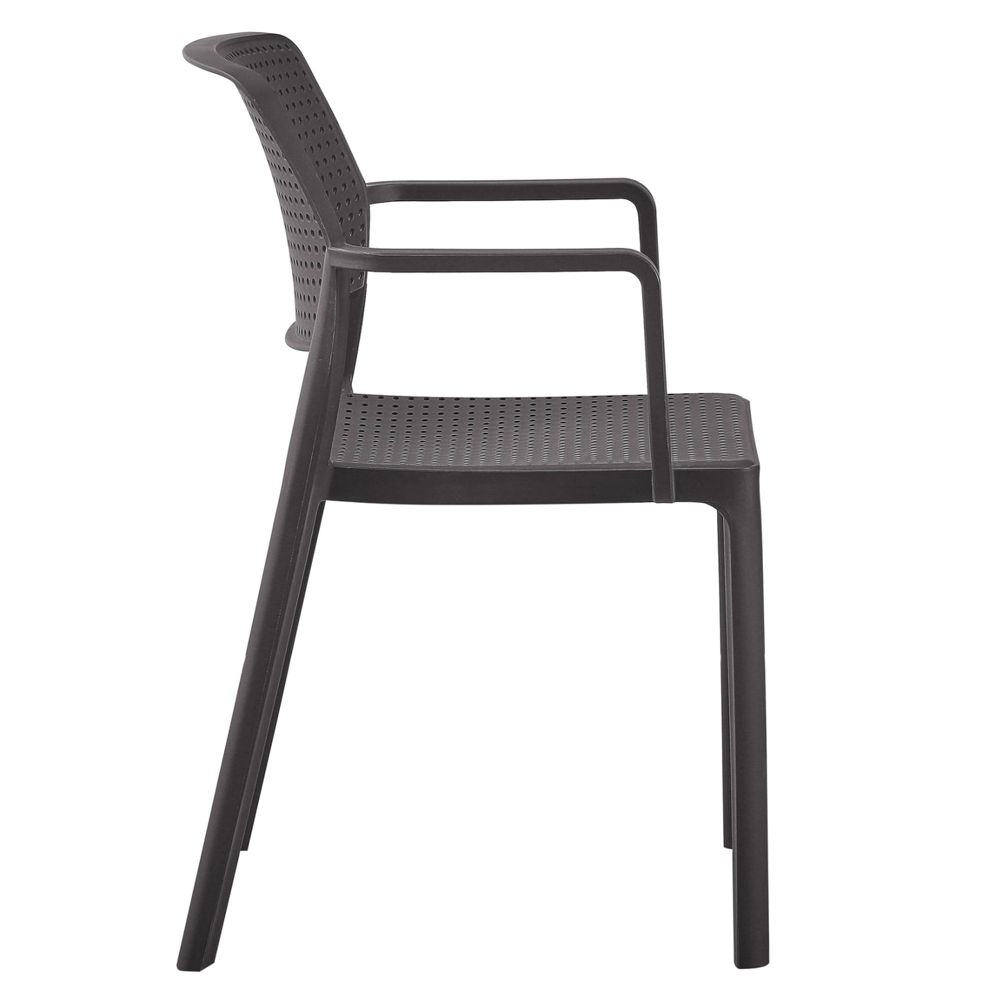 ARMCHAIR OUTDOOR COMFEE HM6102.09 POLYPROPYLENE IN BROWN 54x57x83Hcm.