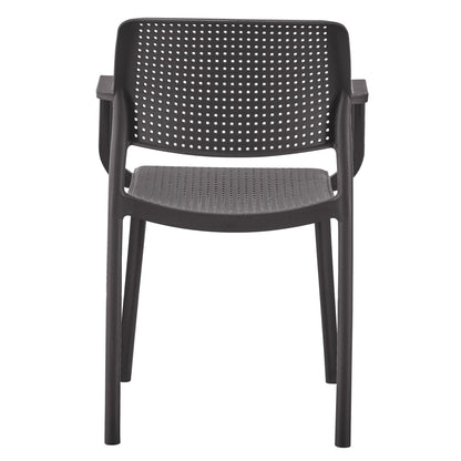 ARMCHAIR OUTDOOR COMFEE HM6102.09 POLYPROPYLENE IN BROWN 54x57x83Hcm.