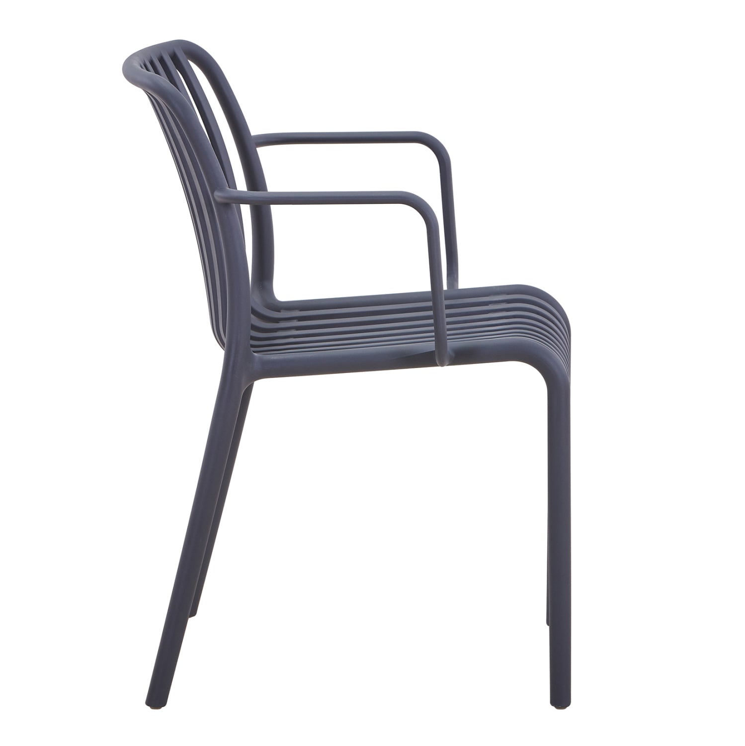 ARMCHAIR OUTDOOR CONVEE HM6105.03 POLYPROPYLENE IN GREY 55x56x79H cm.