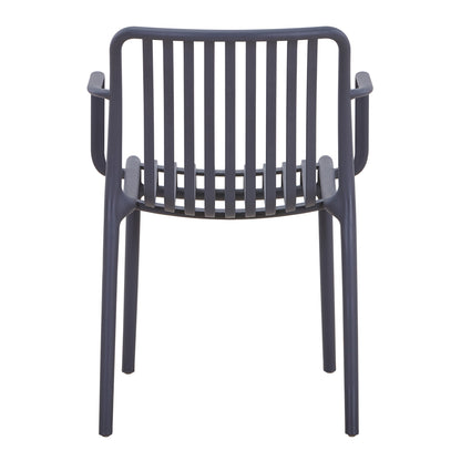 ARMCHAIR OUTDOOR CONVEE HM6105.03 POLYPROPYLENE IN GREY 55x56x79H cm.