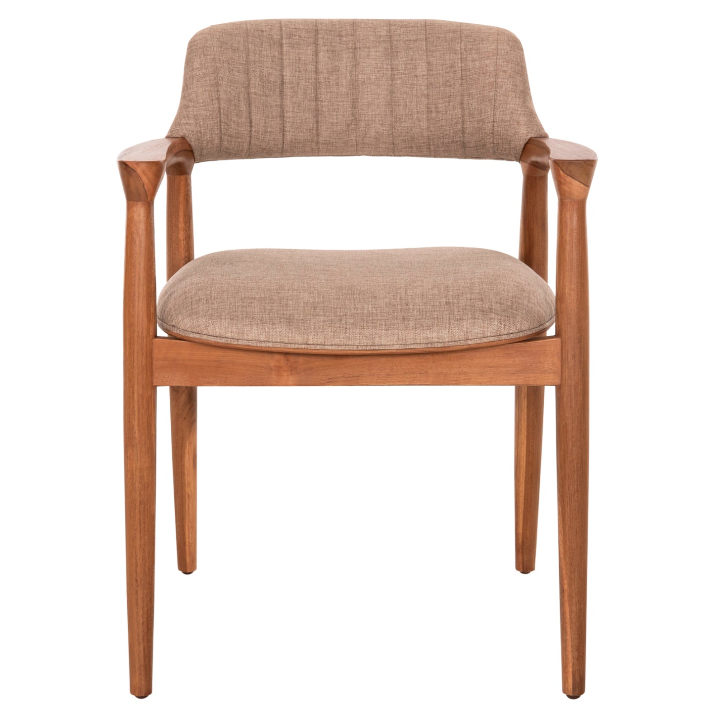 ΠΟΛΥΘΡΟΝΑ JAMES HM18259 TEAK WOOD ΜΕ ΣΑΜΠΑΝΙ ΥΦΑΣΜΑ 57x52x76Υεκ.