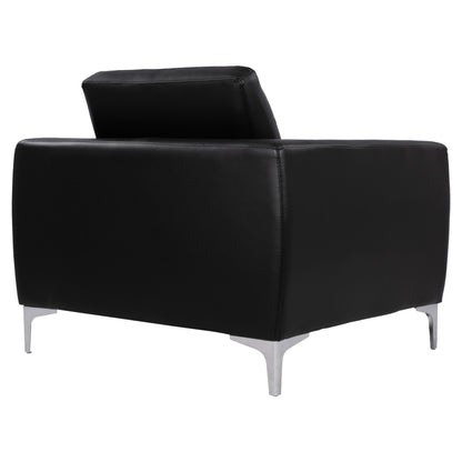 ΠΟΛΥΘΡΟΝΑ KENZIE HM3121.11 ΜΕ ΜΑΥΡΟ PU 89x81x81 εκ.
