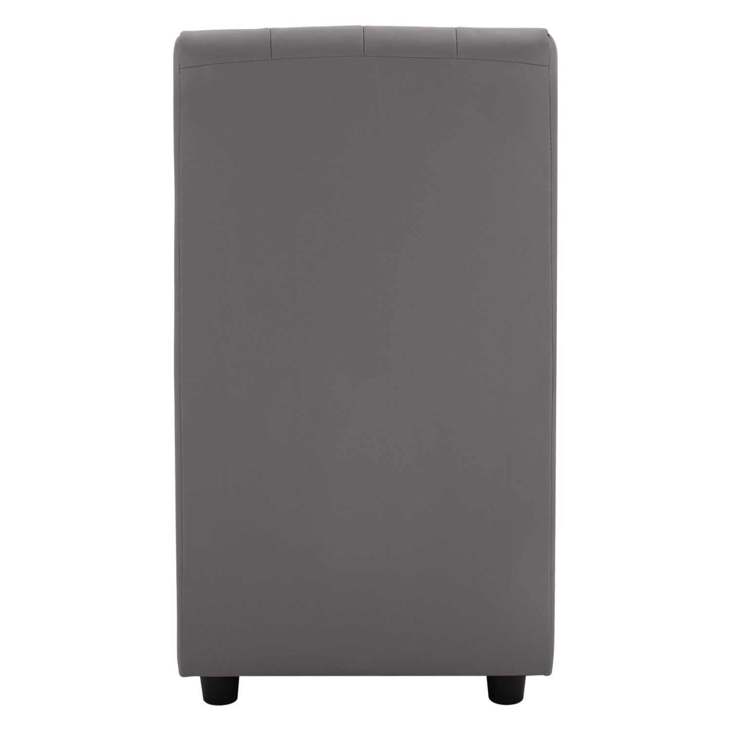 Armchair Landon HM3162.10, Grey PU, 51x66x93 cm.