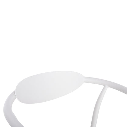 ARMCHAIR SERLY HM6052.01 WHITE ALUMINUM-WHITE TEXTILENE 56x61x74,5Hcm.