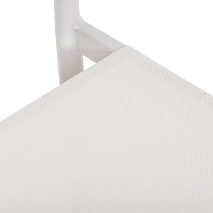 ARMCHAIR SERLY HM6052.01 WHITE ALUMINUM-WHITE TEXTILENE 56x61x74,5Hcm.