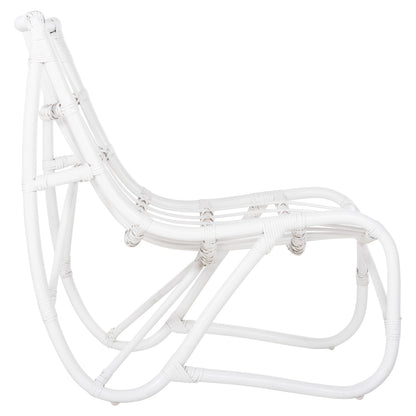 ARMCHAIR GRINN HM9815.03 RATTAN RODS IN WHITE COLOR 56.5x73.5x79.5H cm.
